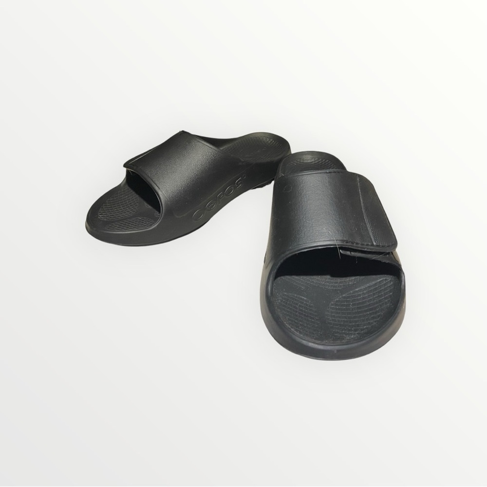 OOFOS OOahh Sport Flex LTD Recovery Slides Black | M9 W11 EU42
